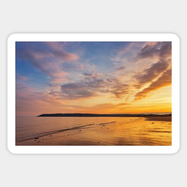 Oxwich Bay, Gower Sticker by dasantillo